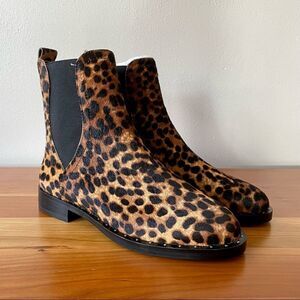 NWT Rebecca Minkoff Sabeen Too Genuine Calf Hair Chelsea Boots - Size: 6